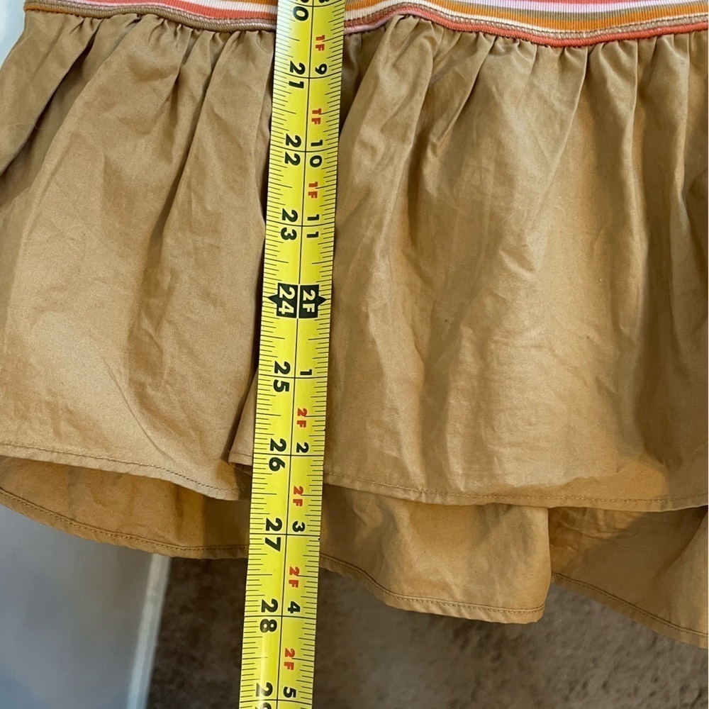 Anthropologie Striped Orange and White Peplum Top - Picture 13 of 14